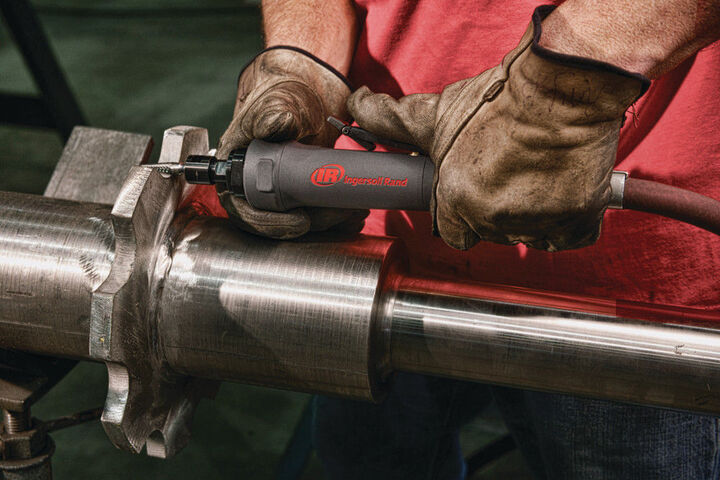 Ingersoll Rand 1/4 In. Inlet 1HP 0.75KW Rear Exhaust Straight Air Die Grinder, large image number 2