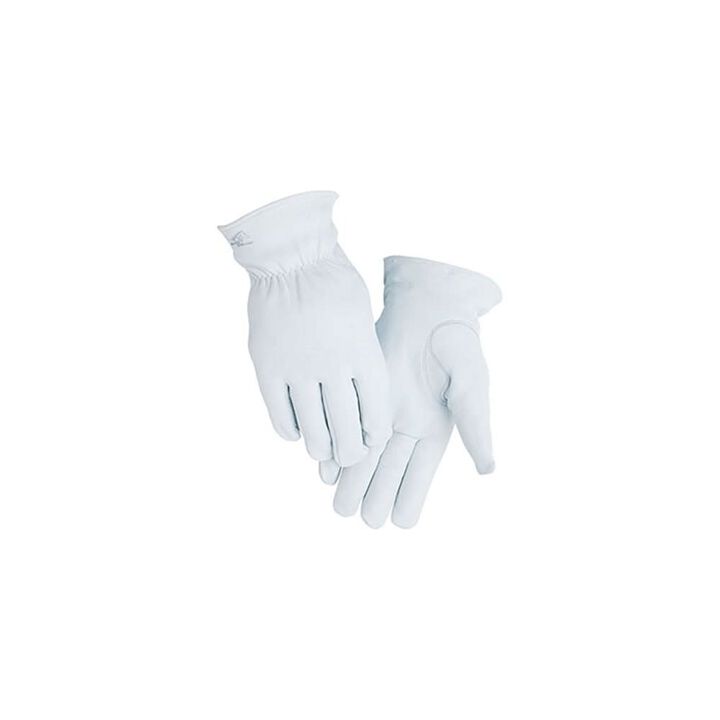 Black Stallion White Premium Grain Goatskin Leather Driver Gloves, large image number 1