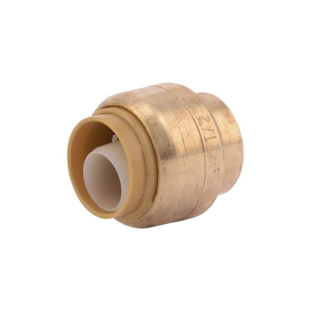 Sharkbite 1/2in Push to Connect Brass End Cap, large image number 1