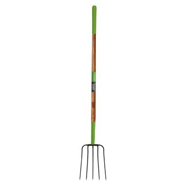 Ames 5 Tine Forged Steel Manure Fork with Cushion End Grip Handle, large image number 0