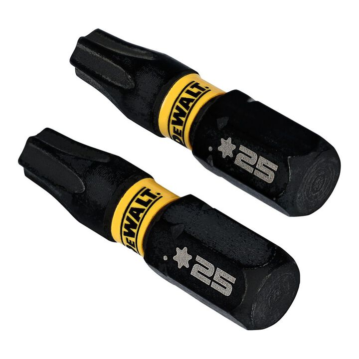 DEWALT Elite Series 1 Inch T25 Bits, 2 Pieces, large image number 1