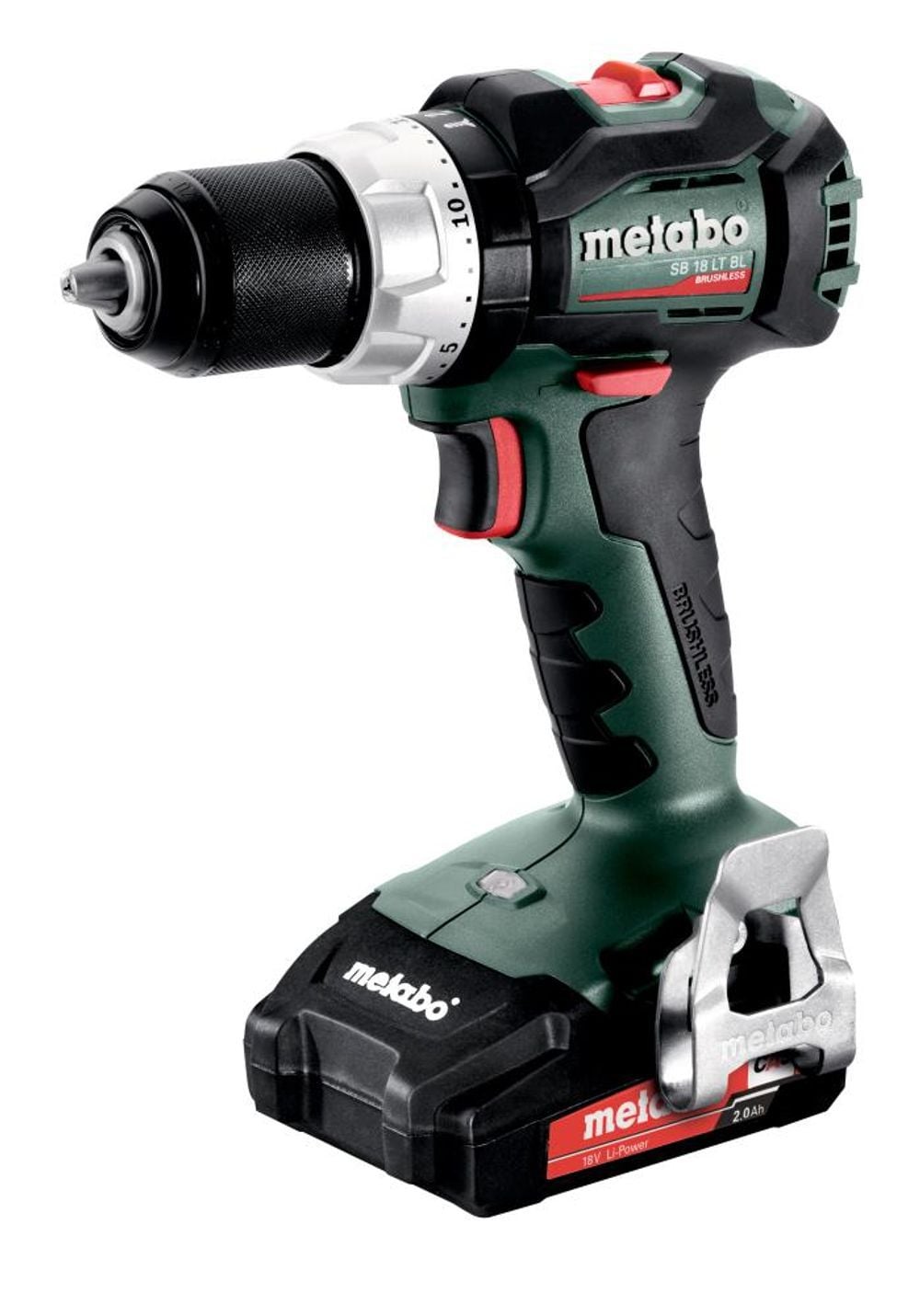 Metabo 18V SB 18 LT BL 2.0 Brushless Cordless Hammer Drill 2.0Ah Kit, large image number 6