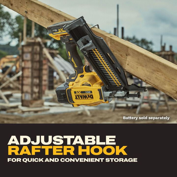 DEWALT 20V Max XR 21 Degree Plastic Collated Duplex Nailer (Bare Tool) and 8D 2-3/4 Inch x 0.131 Inch Collated Duplex Nail Bundle, large image number 7