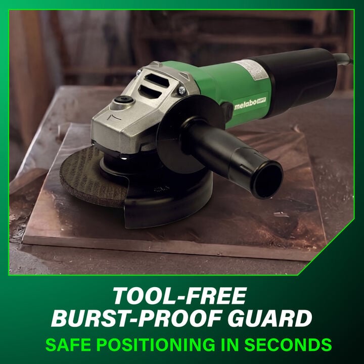Metabo HPT WE 1100-125 4-1/2 - 5 Inch Angle Grinder, large image number 7
