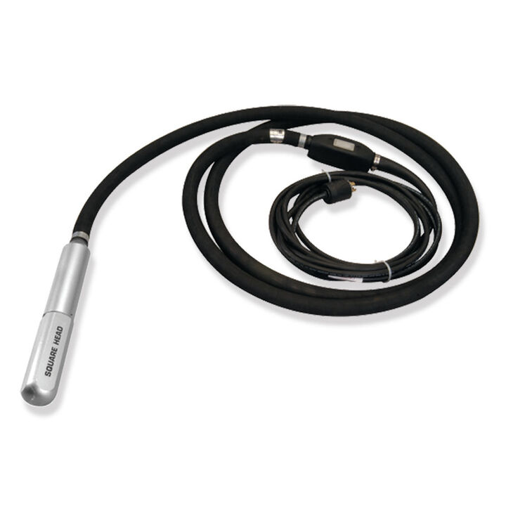 Wyco 2-3/8in Square Vibrator Head with 21ft Hose