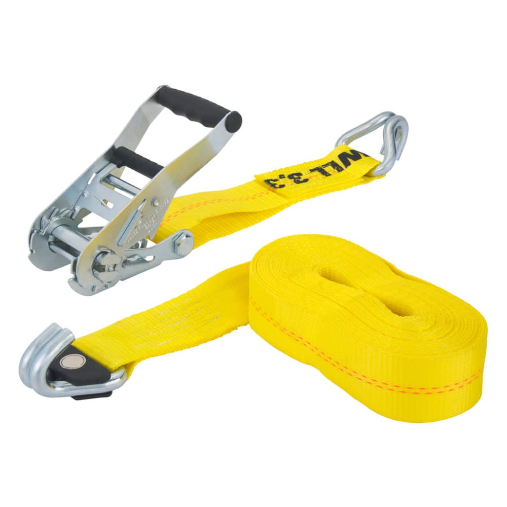 Keeper 3332 Lbs 27 Ft. X 2 Inch Ratchet Tie Down Strap With Jj