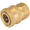 Milton 1/4 Inch Female Straight Thru Quick Coupler, small image number 1