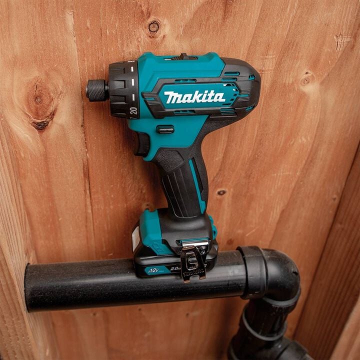 Makita 12V max CXT Lithium-Ion Cordless 1/4 In. Hex Driver-Drill Kit (2.0Ah), large image number 1
