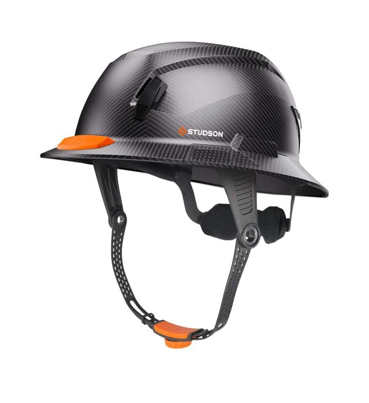 Studson HighBar Full Brim Non-Vented Safety Helmet Type 2 Class E Carbon
