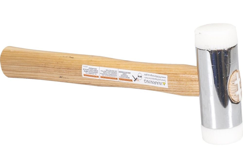 Vaughan 1-1/2 Lbs Nylon Face Hammer with Hickory Handle, large image number 2