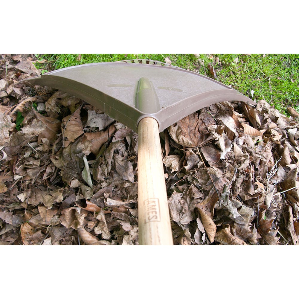 Ames 30in Head Poly 30 Tine Leaf Rake with 48in Wood Handle, large image number 4
