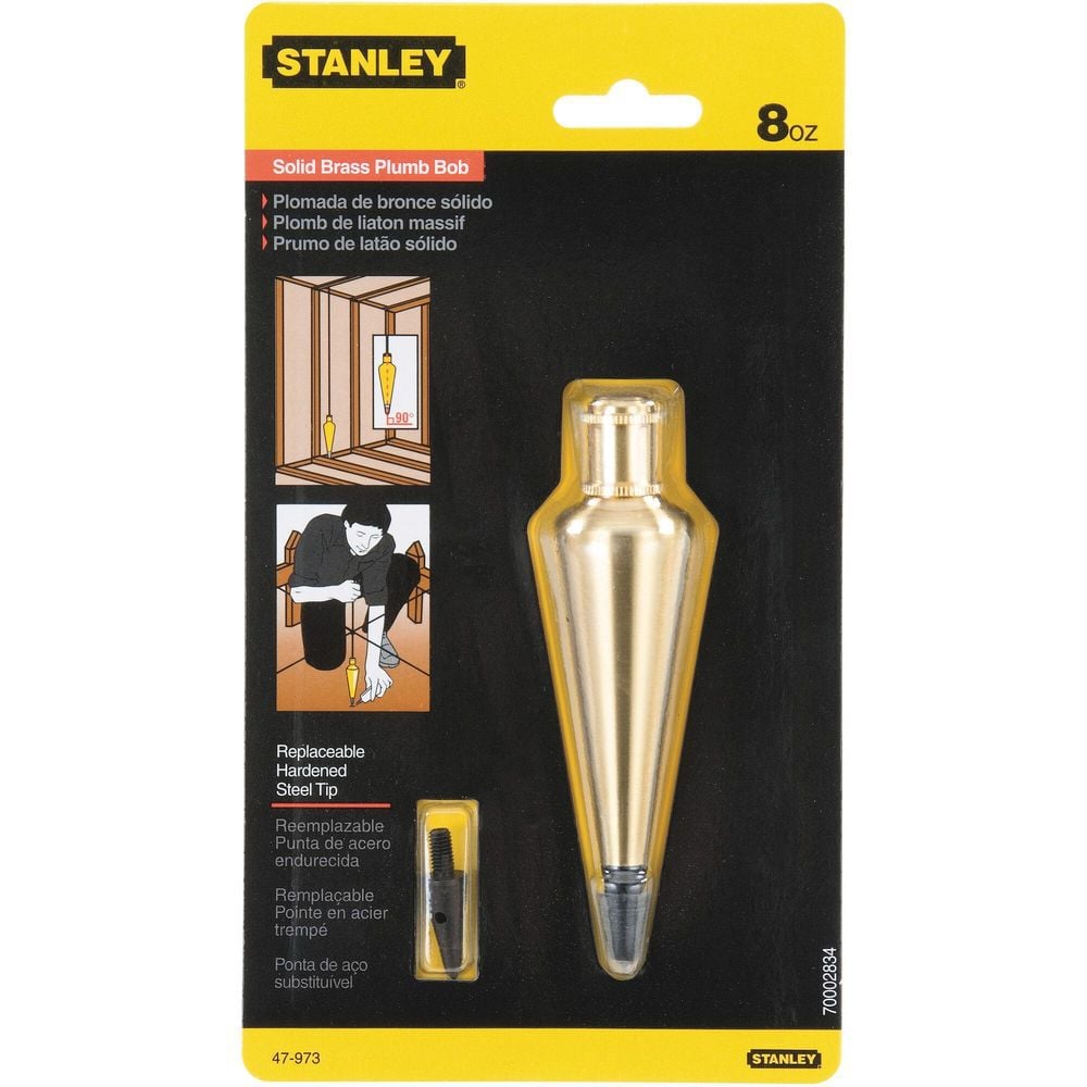 Stanley Solid Bras Plumb Bob 8oz, large image number 4