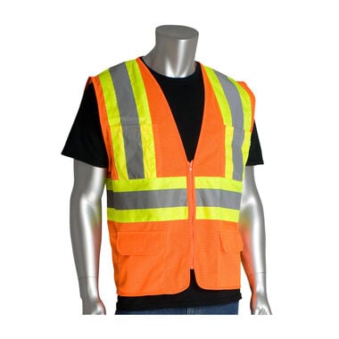Protective Industrial Products Class 2 Four Pocket Value Mesh Vest, swatch
