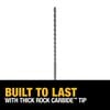 DEWALT 3/8X12 ROUND SHANK BIT, small image number 4
