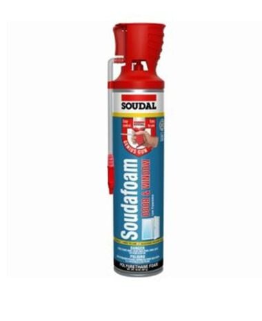Soudal 20 Oz Aerosol Can Genius Gun Soudafoam Door & Window PU Foam
