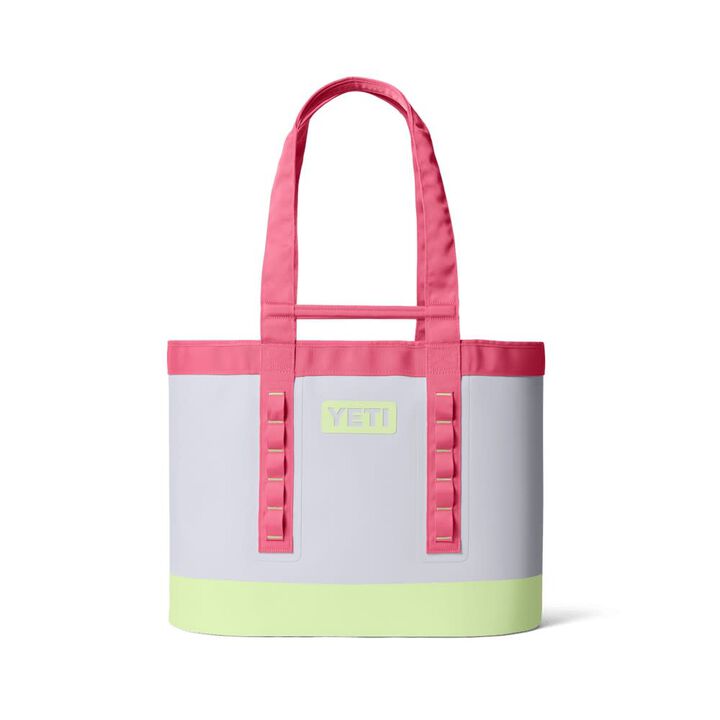 YETI Camino Carryall 50 ThickSkin Tote Bag Mist Pink Grasshopper