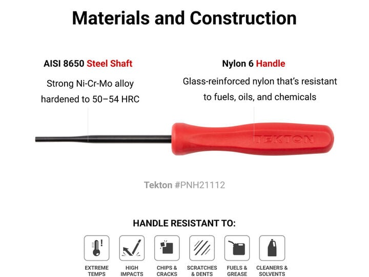 Tekton 1/8 Inch Tip Probe 3/16 x 3 Inch Shank, large image number 3