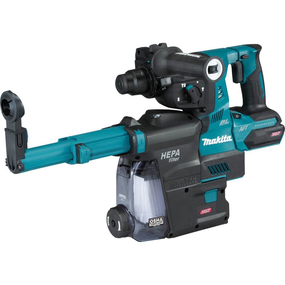 Makita 40V max XGT 1 1/8in AVT Rotary Hammer with Dust Extractor (Bare Tool), large image number 1