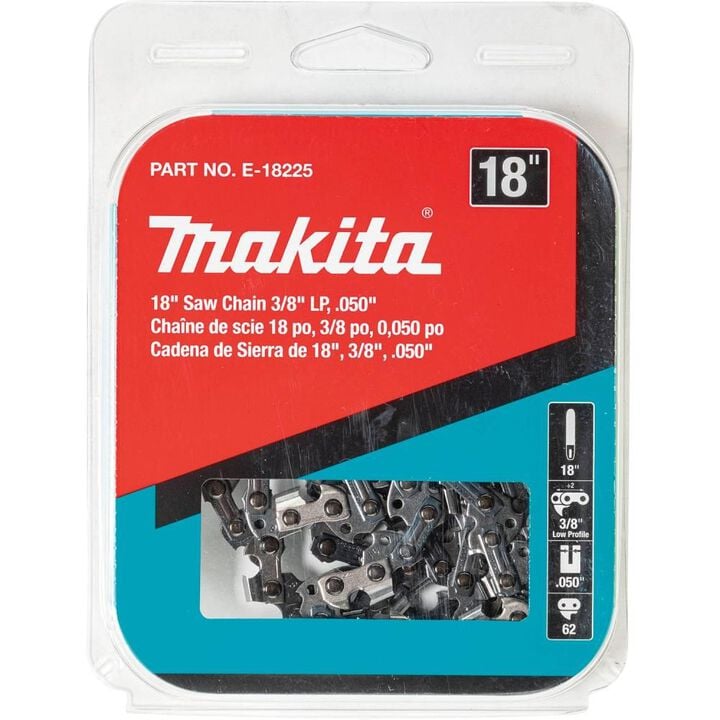 Makita 18 Inch Saw Chain, 3/8 Inch LP, 0.05 Inch Gauge, 62 Links, Low Kickback, large image number 2