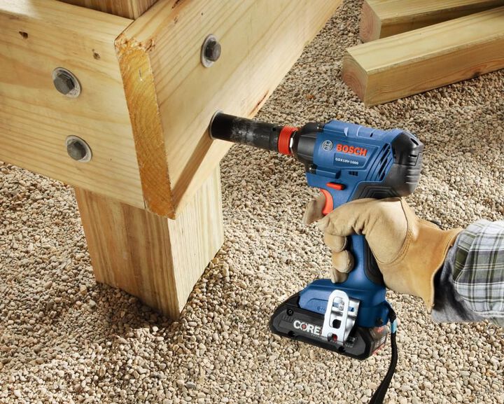 Bosch 18V Freak 1/4in & 1/2in Two In One Bit/Socket Impact Driver Kit Reconditioned, large image number 3