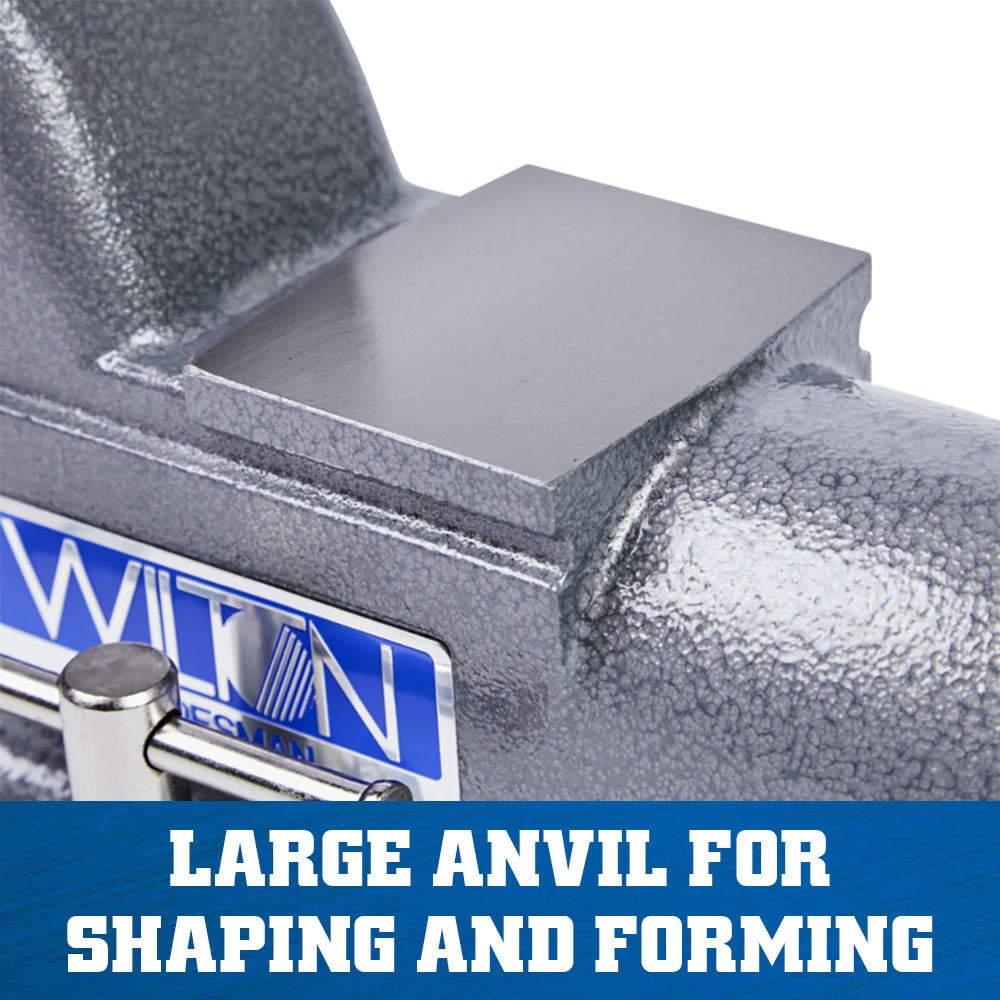 Wilton Tradesman 6-1/2 Round Channel Vise with Swivel Base, large image number 6