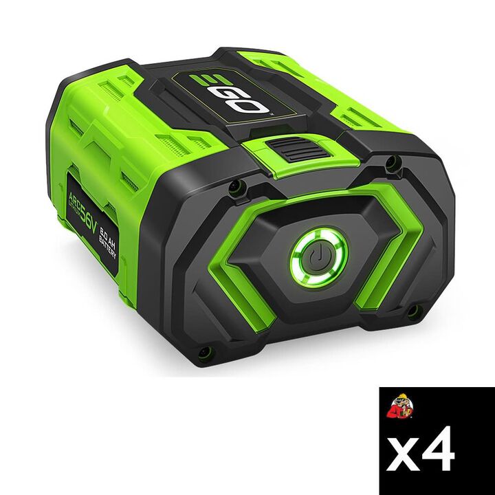 EGO Power+ 56V 8Ah ARC Lithium Battery with Fuel Gauge 4 Pieces