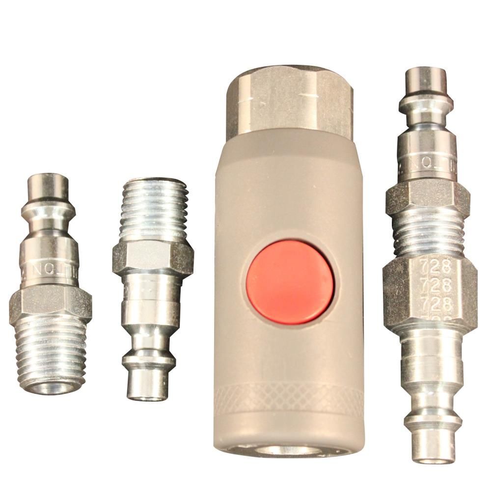 Milton (S-219) 1/4in FNPT M-Style Safety Coupler and Plug Kit - 5 Piece, large image number 1