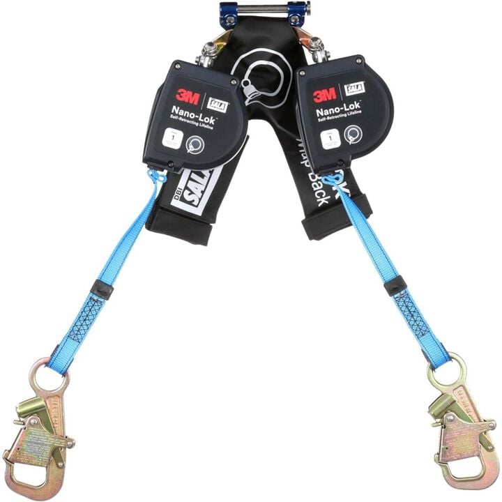 DBI Sala 8 Ft. Twin-Leg Self-Retracting Lifeline with C3 & C1 Connectors, large image number 1