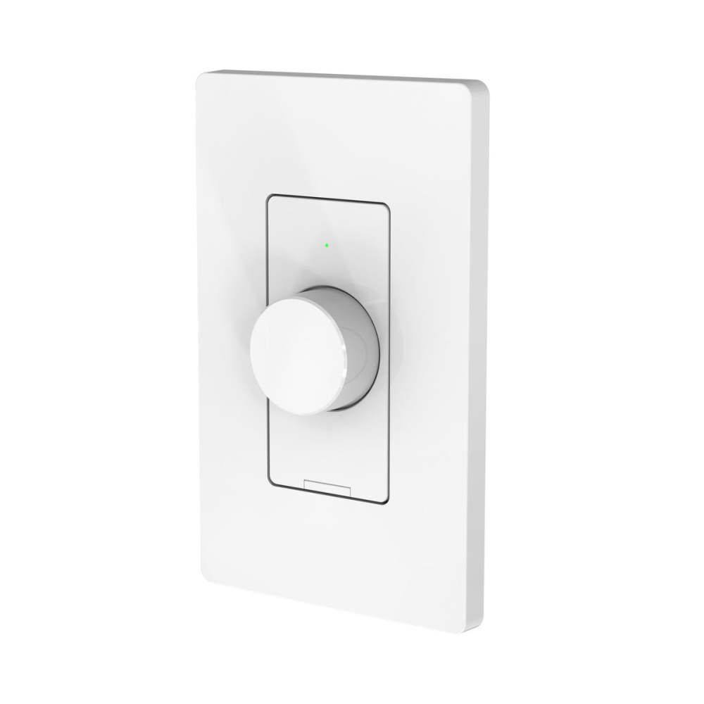 Feit Electric 300/600W Bulb Hardwired Rotary Smart-Enabled Dimmer Switch White – 3019184