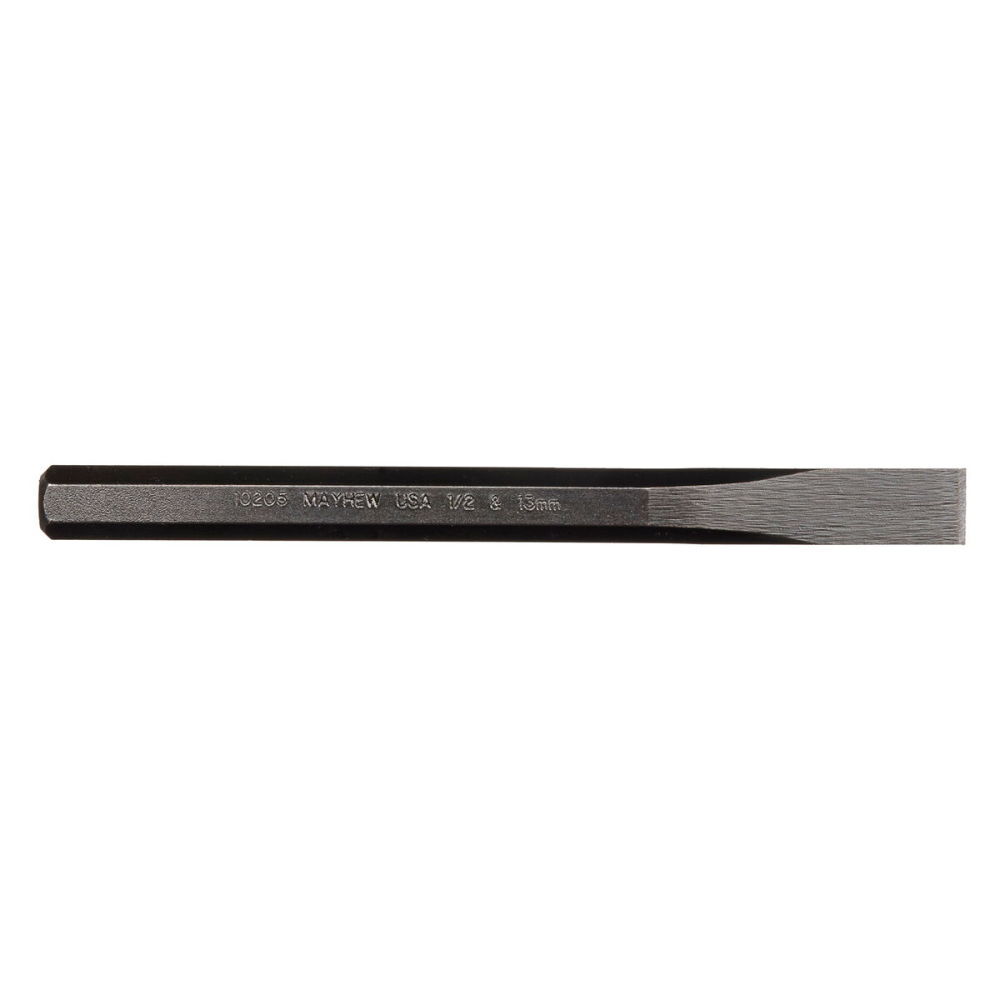 Mayhew Steel Products 1/2 Inch x 6 Inch Black Oxide Alloy Steel Cold Chisel, large image number 1
