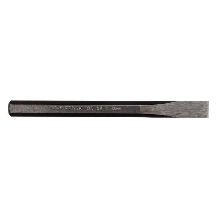 Mayhew Steel Products 1/2 Inch x 6 Inch Black Oxide Alloy Steel Cold Chisel