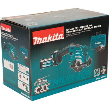 Makita 12 Volt Max CXT Lithium-Ion 3-3/8 in. Cordless Circular Saw Kit, large image number 3