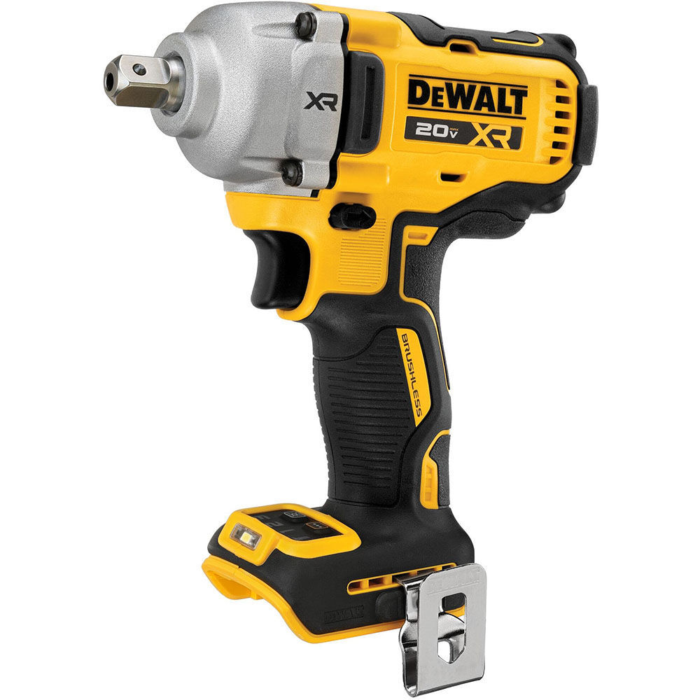 DEWALT 20V MAX XR 1/2in Mid Range Impact Wrench with Detent Pin Anvil (Bare Tool), large image number 1