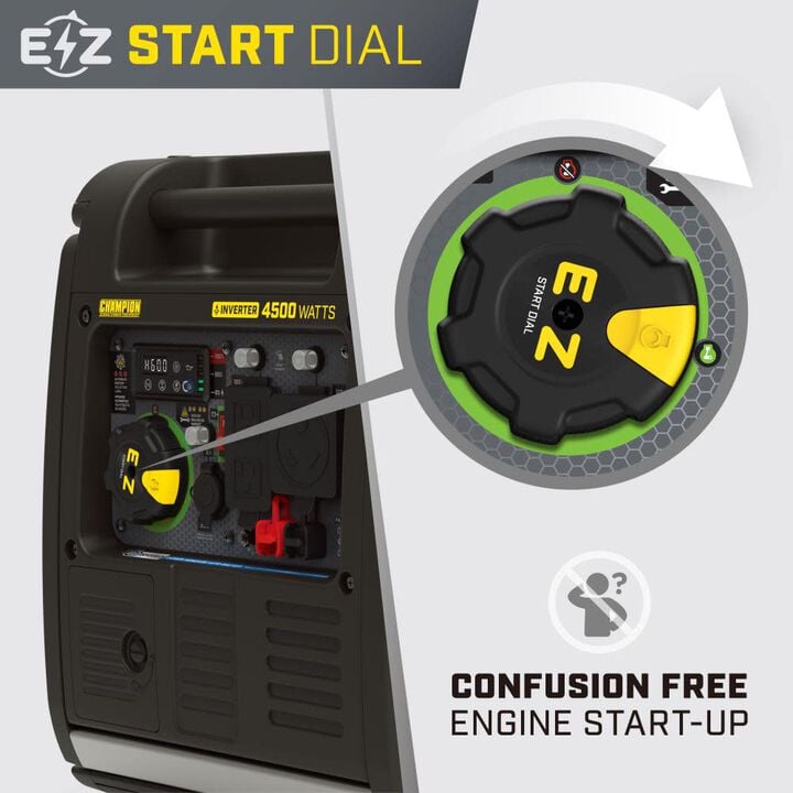 Champion Power Equipment 4500-Watt Wireless Remote Start Gas Powered 49 State RV Ready Portable Inverter Generator with Quiet Technology, large image number 7