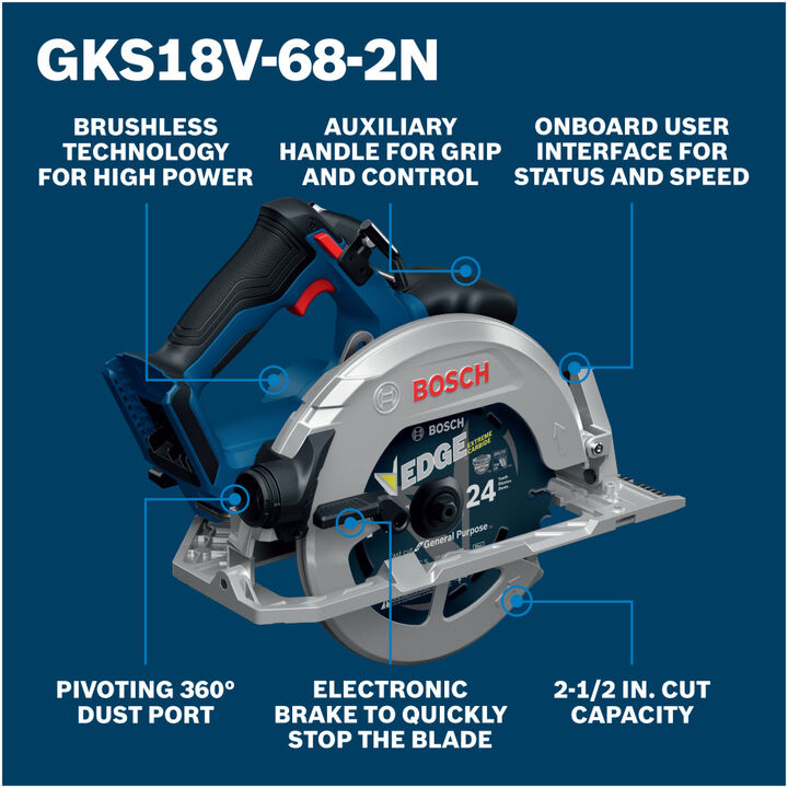 Bosch 18V 7-1/4 Inch Circular Saw Kit, large image number 1