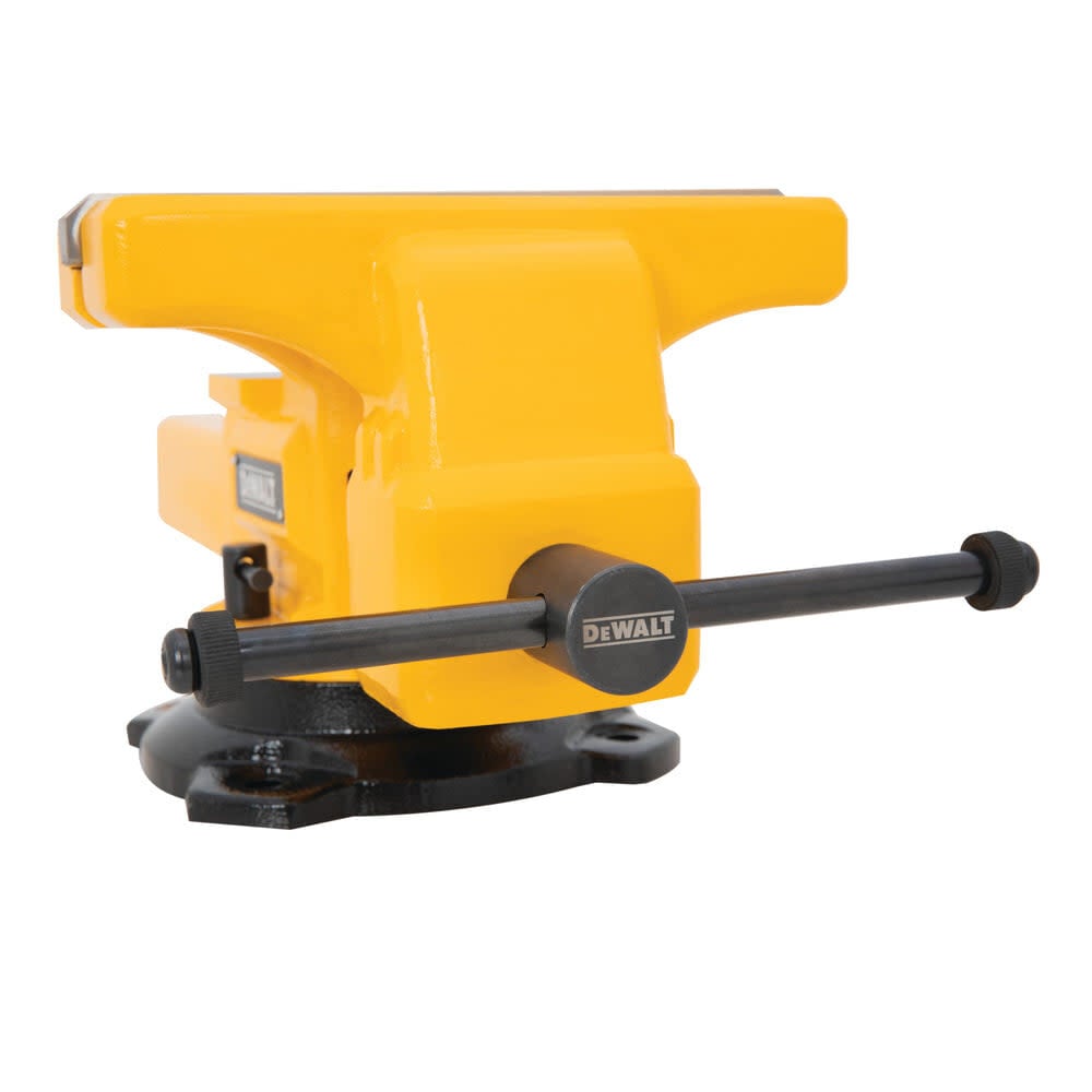 DEWALT 10 Inch Swivel Base Bench Vise with Anvil, large image number 4