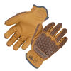 Ergodyne 713 Goatskin Leather Cut-Resistant Impact Gloves XL Brown, small image number 1