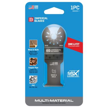 Imperial Blades One Fit 1 1/4in Standard Wood & Nails Blade 1pc, large image number 2