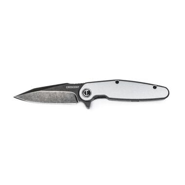 Crescent 3-1/2in Harpoon Blade Aluminum Handle Pocket Knife, large image number 0