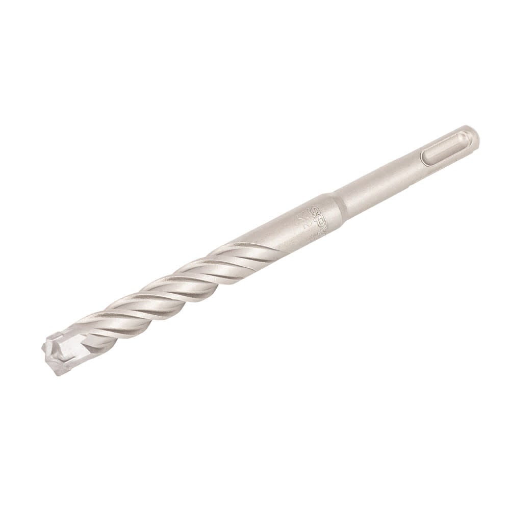 Spyder 1/2 Inch x 6 Inch SDS-Plus 4-Cutter Carbide-Tip Rotary Hammer Drill Bit - 950005