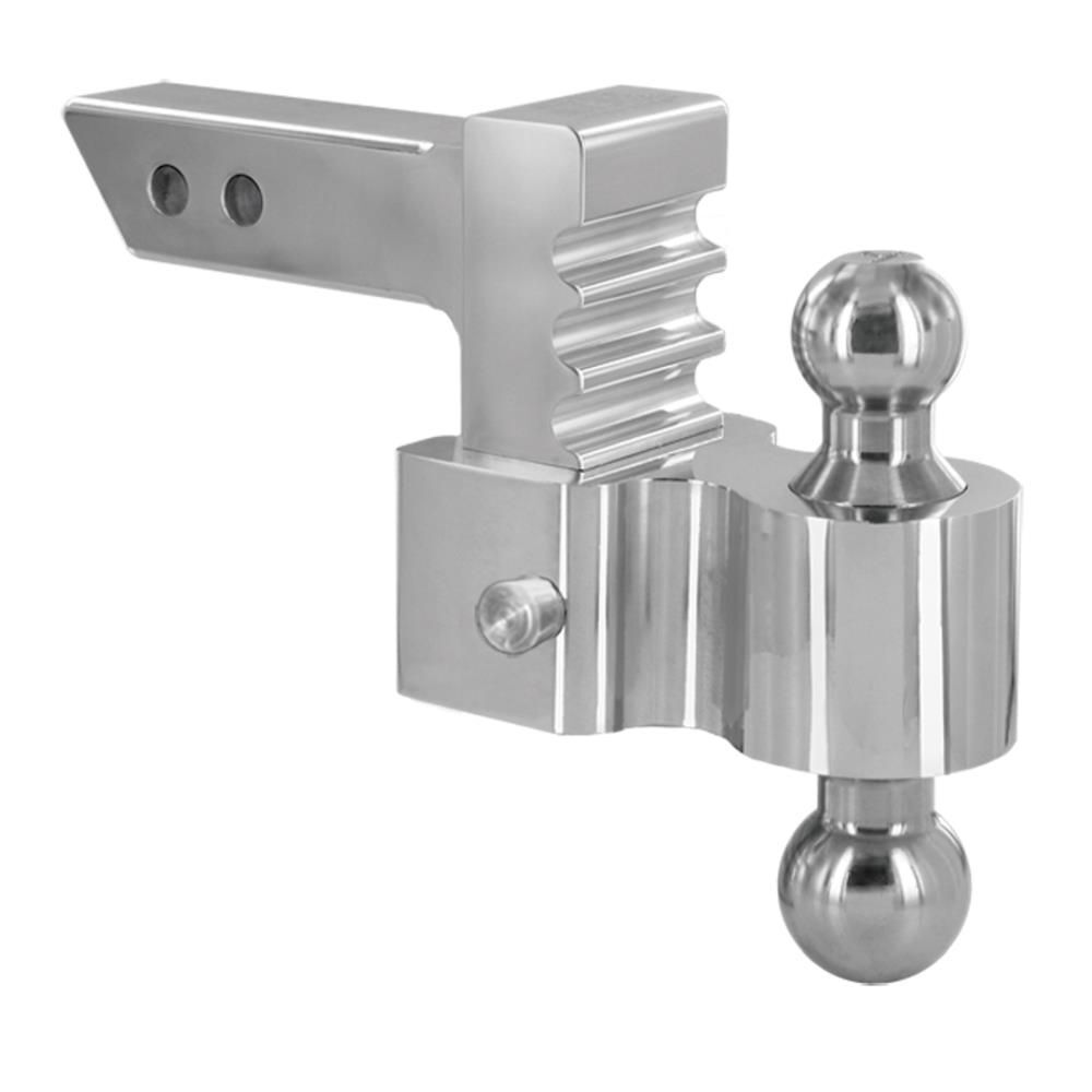 Andersen Hitches 4in Rapid Hitch Aluminum Adjustable Ball Mount - 3460