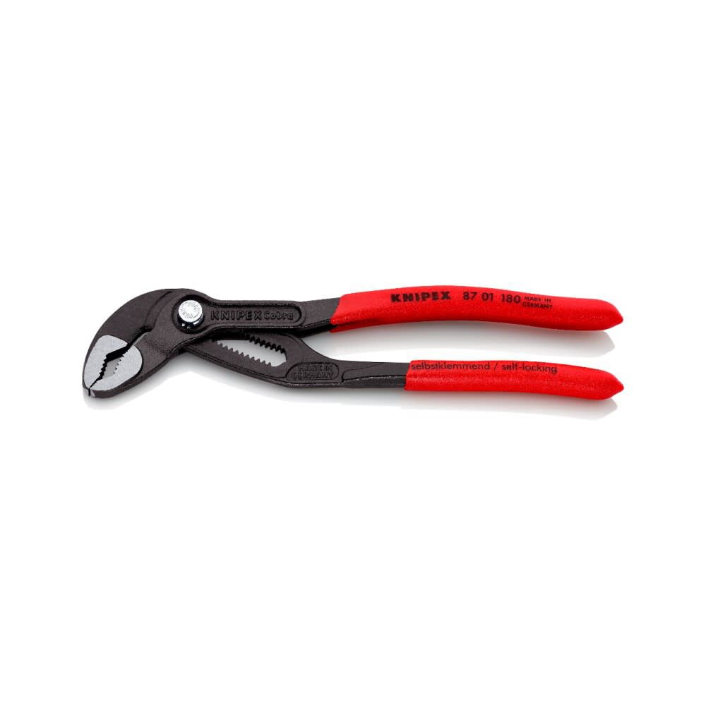 Knipex 125/180/250 mm Grey Atramentized Water Pump Pliers Set 3 Piece, large image number 4