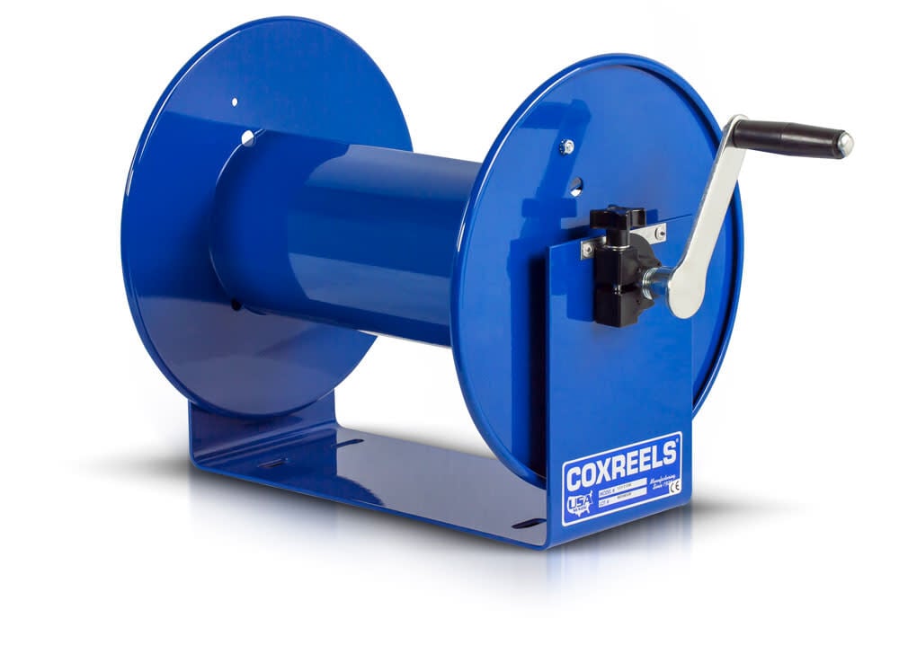Coxreels Hand Crank Hose Reel 3/8in x 250′ Hose Capacity 4000 PSI Hose Not Included – 117-3-250