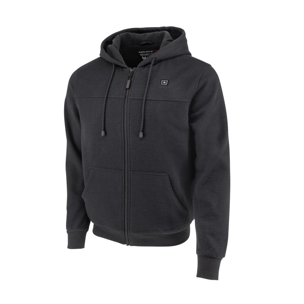 Radians Heated Hoodie Kit with Battery, Gray, Small, large image number 1