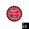 Milwaukee 6-1/2 Inch 24T NITRUS Carbide Framing & Demolition Circular Saw Blade - 2 Pieces, small image number 1