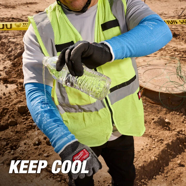 Milwaukee Cooling Cut Level 1 Protective Sleeves 16 Inch Blue, large image number 4