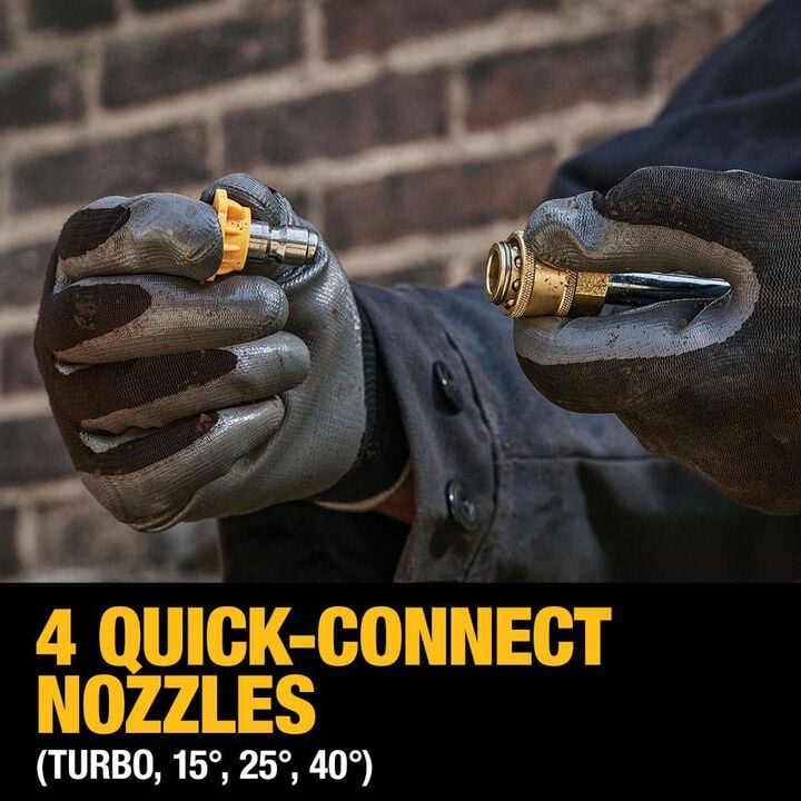 DEWALT 20V Max 550 PSI 1.0 GPM Battery Powered Cold Water Power Cleaner with 4 Spray Nozzles Bare Tool, large image number 17
