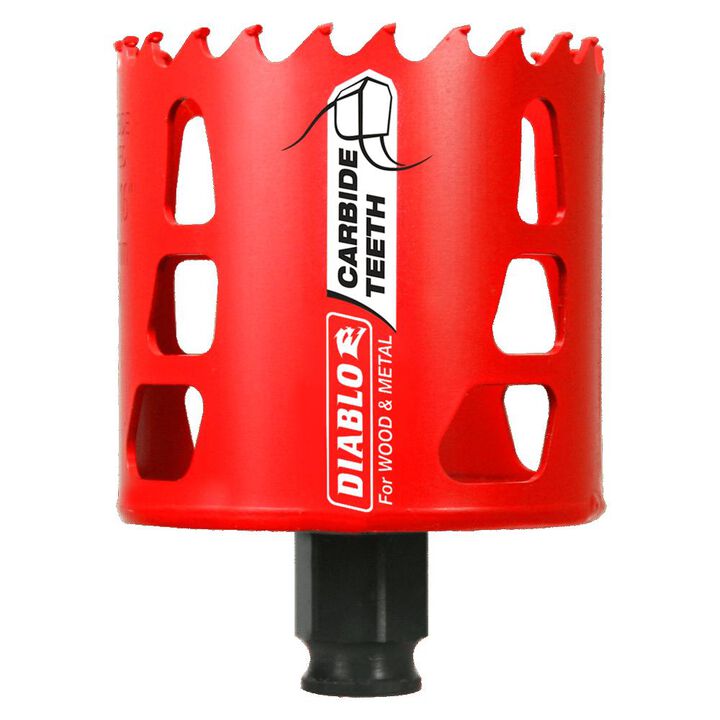 Diablo Tools 2-11/16in (68mm) Carbide-Tip Wood & Metal Holesaw, large image number 0