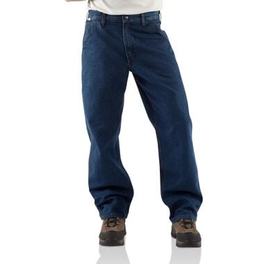 Carhartt Men's Flame Resistant Denim Dungaree