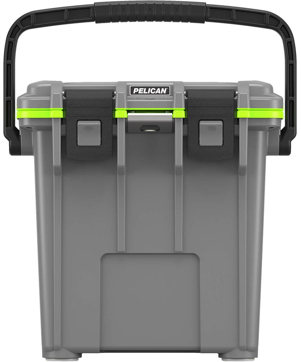 Pelican Polypropylene Cooler with Handle, 20 Quart, and Green – 20Q-1-DKGRYEGRN